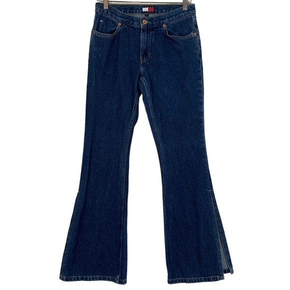 Vintage Tommy Hilfiger Flare leg Jeans Size 5 - Picture 1 of 10